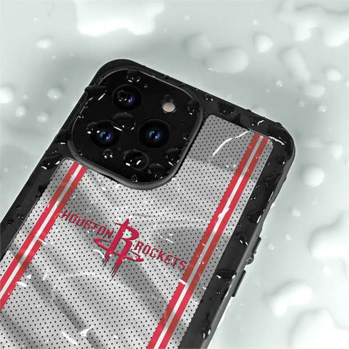 NBA Houston Rockets Home Jersey iPhone 15 Pro Waterproof Case