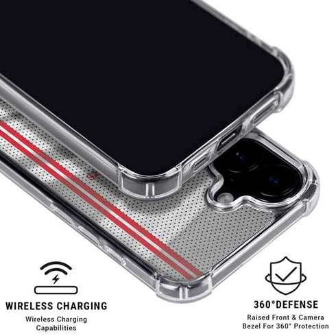 NBA Houston Rockets Home Jersey iPhone 16 Clear Case