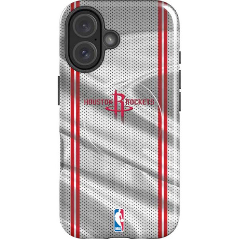 NBA Houston Rockets Home Jersey iPhone 16 Plus Magsafe Impact Case