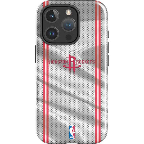 NBA Houston Rockets Home Jersey iPhone 16 Pro Impact Case