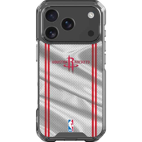 NBA Houston Rockets Home Jersey iPhone 18 Pro Clear Case
