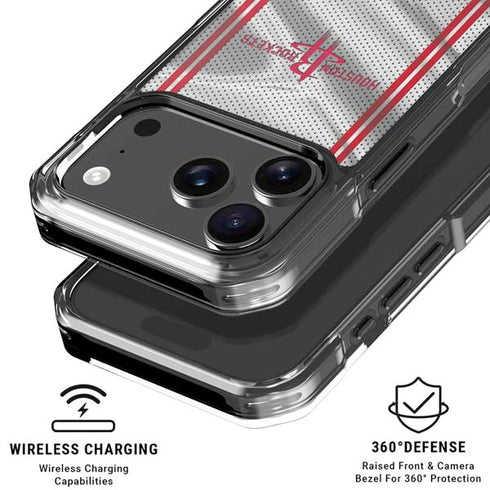 NBA Houston Rockets Home Jersey iPhone 18 Pro Clear Case