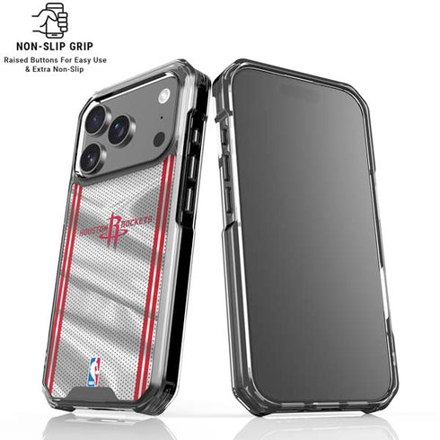 NBA Houston Rockets Home Jersey iPhone 18 Pro Clear Case