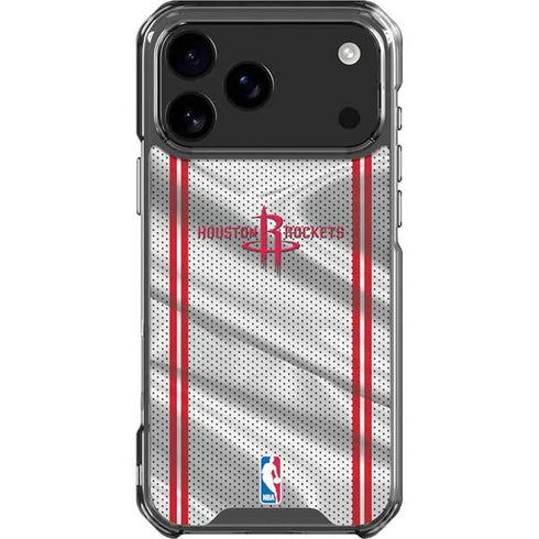 NBA Houston Rockets Home Jersey iPhone 18 Pro Max Clear Case