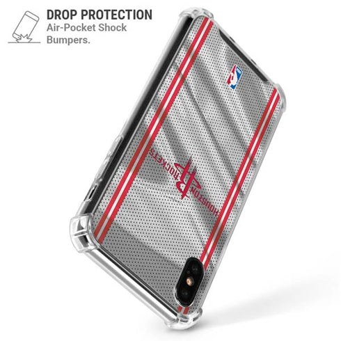NBA Houston Rockets Home Jersey iPhone X/XS Clear Case