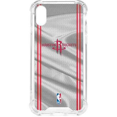 NBA Houston Rockets Home Jersey iPhone XS Clear Case