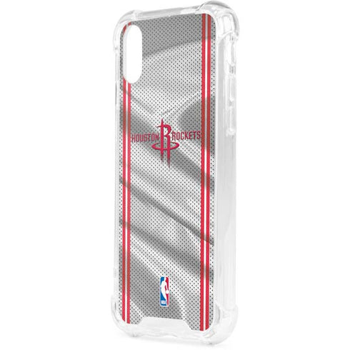 NBA Houston Rockets Home Jersey iPhone XS Clear Case