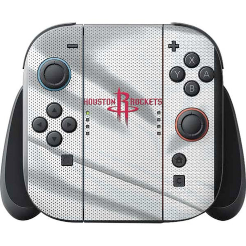 NBA Houston Rockets Home Jersey Nintendo Switch 2 (2025) with Joy-Con Skin