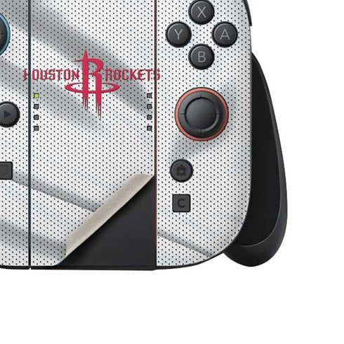 NBA Houston Rockets Home Jersey Nintendo Switch 2 (2025) Joy-Con Controller Skin