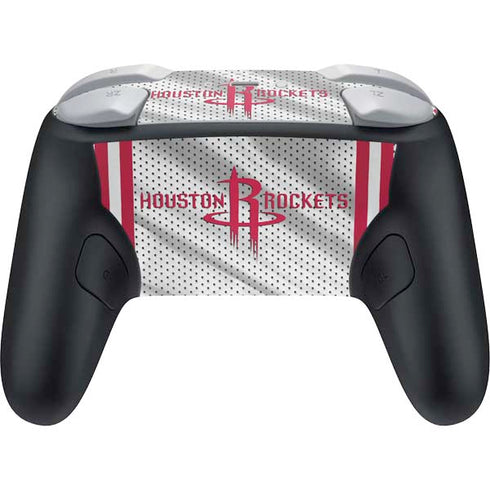 NBA Houston Rockets Home Jersey Nintendo Switch 2 (2025) Pro Controller Skin