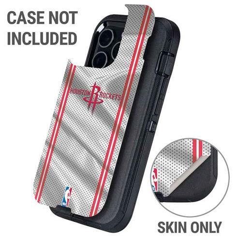NBA Houston Rockets Home Jersey Otterbox Defender iPhone Skin