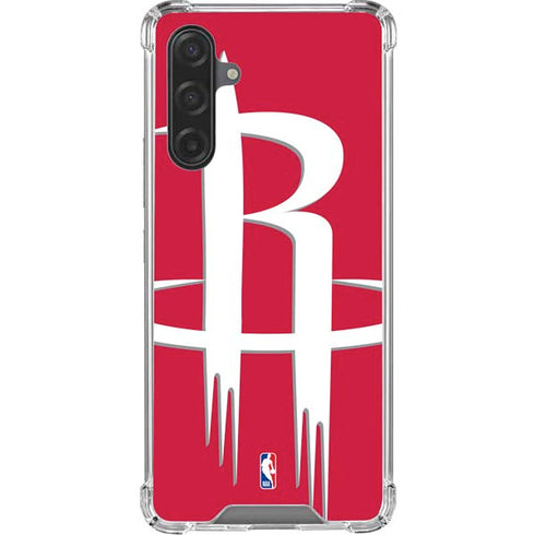 NBA Houston Rockets Large Logo Galaxy A17 Clear Case
