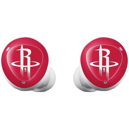 NBA Houston Rockets Large Logo Galaxy Buds Plus Skin