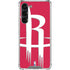NBA Houston Rockets Large Logo Galaxy S24 FE Clear Case