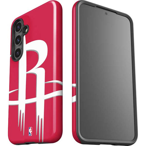 NBA Houston Rockets Large Logo Galaxy S25 Impact Case