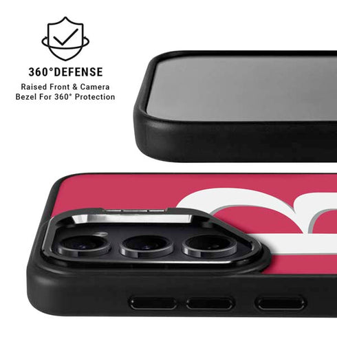 NBA Houston Rockets Large Logo Galaxy S25 Kickstand Case