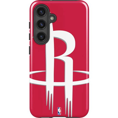 NBA Houston Rockets Large Logo Galaxy S25 Plus Impact Case
