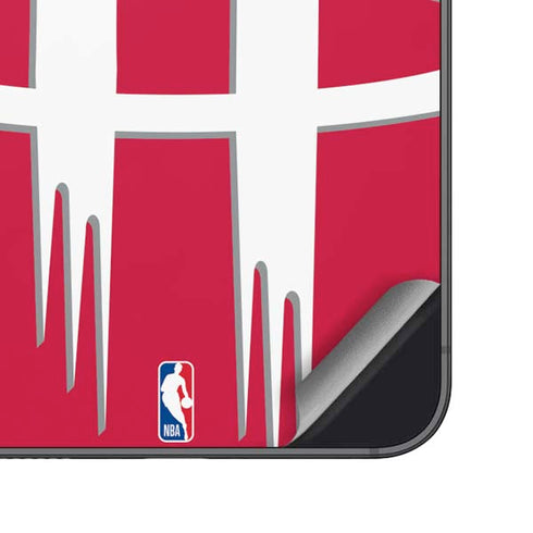 NBA Houston Rockets Large Logo Galaxy S25 Skin