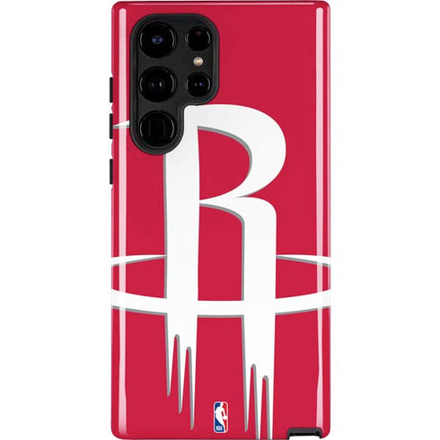 NBA Houston Rockets Large Logo Galaxy Cases