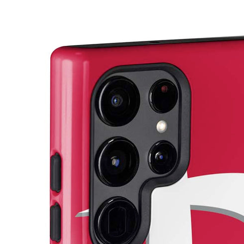 NBA Houston Rockets Large Logo Galaxy S25 Ultra Impact Case