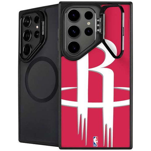 NBA Houston Rockets Large Logo Galaxy S25 Ultra Kickstand Case