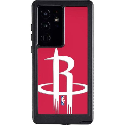 NBA Houston Rockets Large Logo Galaxy S24 Ultra Waterproof Case