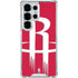 NBA Houston Rockets Large Logo Galaxy S25 Ultra Clear Case