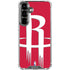 NBA Houston Rockets Large Logo Galaxy S26 Clear Case