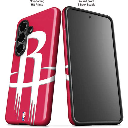 NBA Houston Rockets Large Logo Galaxy S26 Impact Case