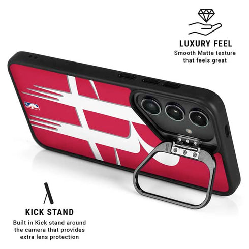 NBA Houston Rockets Large Logo Galaxy S26 Plus Kickstand Case