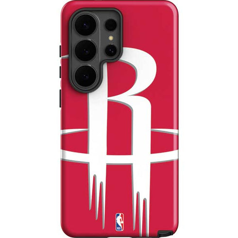 NBA Houston Rockets Large Logo Galaxy S26 Ultra Impact Case