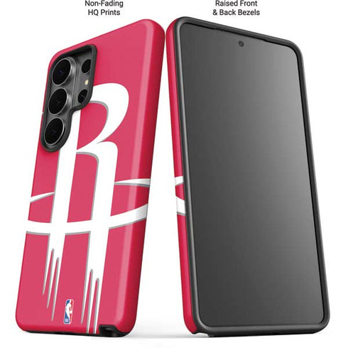 NBA Houston Rockets Large Logo Galaxy S26 Ultra Impact Case