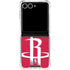 NBA Houston Rockets Large Logo Galaxy Z Flip7 Clear Case