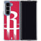 NBA Houston Rockets Large Logo Galaxy Z Fold5 5G Clear Case
