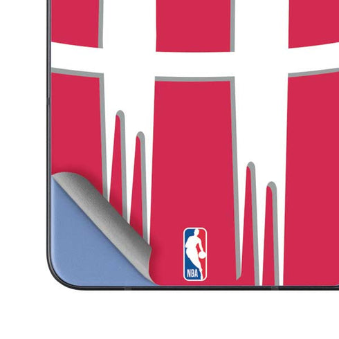 NBA Houston Rockets Large Logo Galaxy Z Fold5 5G Skin