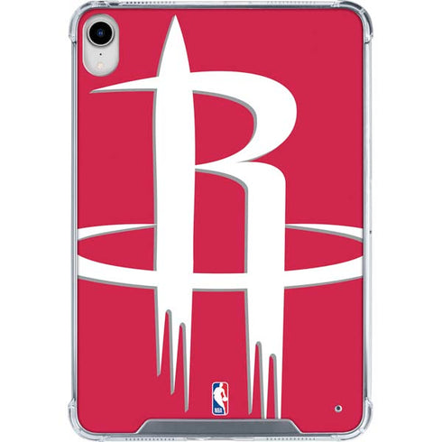 NBA Houston Rockets Large Logo iPad 11th Gen (2025) Clear Case