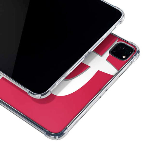 NBA Houston Rockets Large Logo iPad Pro 11in (2024) Clear Case