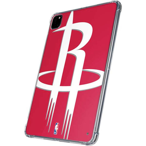 NBA Houston Rockets Large Logo iPad Pro 11in (2024) Clear Case