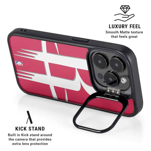 NBA Houston Rockets Large Logo iPhone 14 Pro Max Kickstand Case
