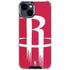 NBA Houston Rockets Large Logo iPhone 15 Clear Case