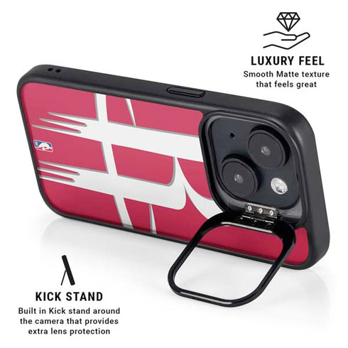 NBA Houston Rockets Large Logo iPhone 15 Kickstand Case
