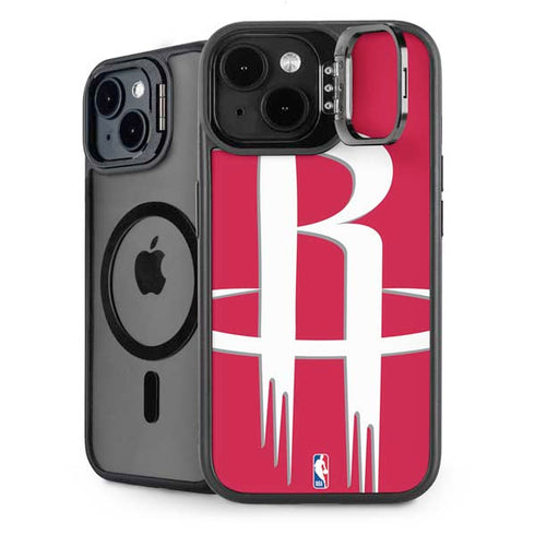 NBA Houston Rockets Large Logo iPhone 15 Plus Kickstand Case