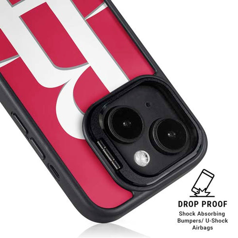 NBA Houston Rockets Large Logo iPhone 15 Plus Kickstand Case