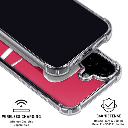 NBA Houston Rockets Large Logo iPhone 16 MagSafe Case