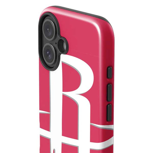 NBA Houston Rockets Large Logo iPhone 16 Plus Impact Case