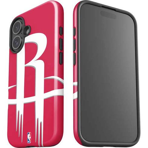 NBA Houston Rockets Large Logo iPhone 16 Plus Impact Case