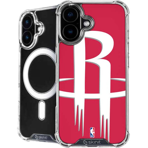 NBA Houston Rockets Large Logo iPhone 16 Plus MagSafe Case