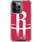 NBA Houston Rockets Large Logo iPhone 16 Pro Clear Case
