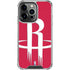 NBA Houston Rockets Large Logo iPhone 16 Pro Clear Case