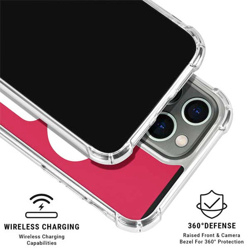 NBA Houston Rockets Large Logo iPhone 16 Pro Clear Case